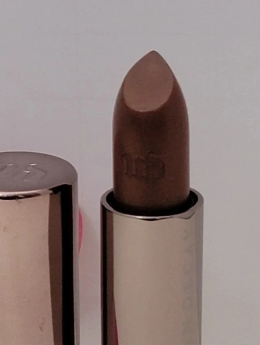 Urban Decay Vice Lipstick — Accident Metallic Brown with Bronze Shimmer